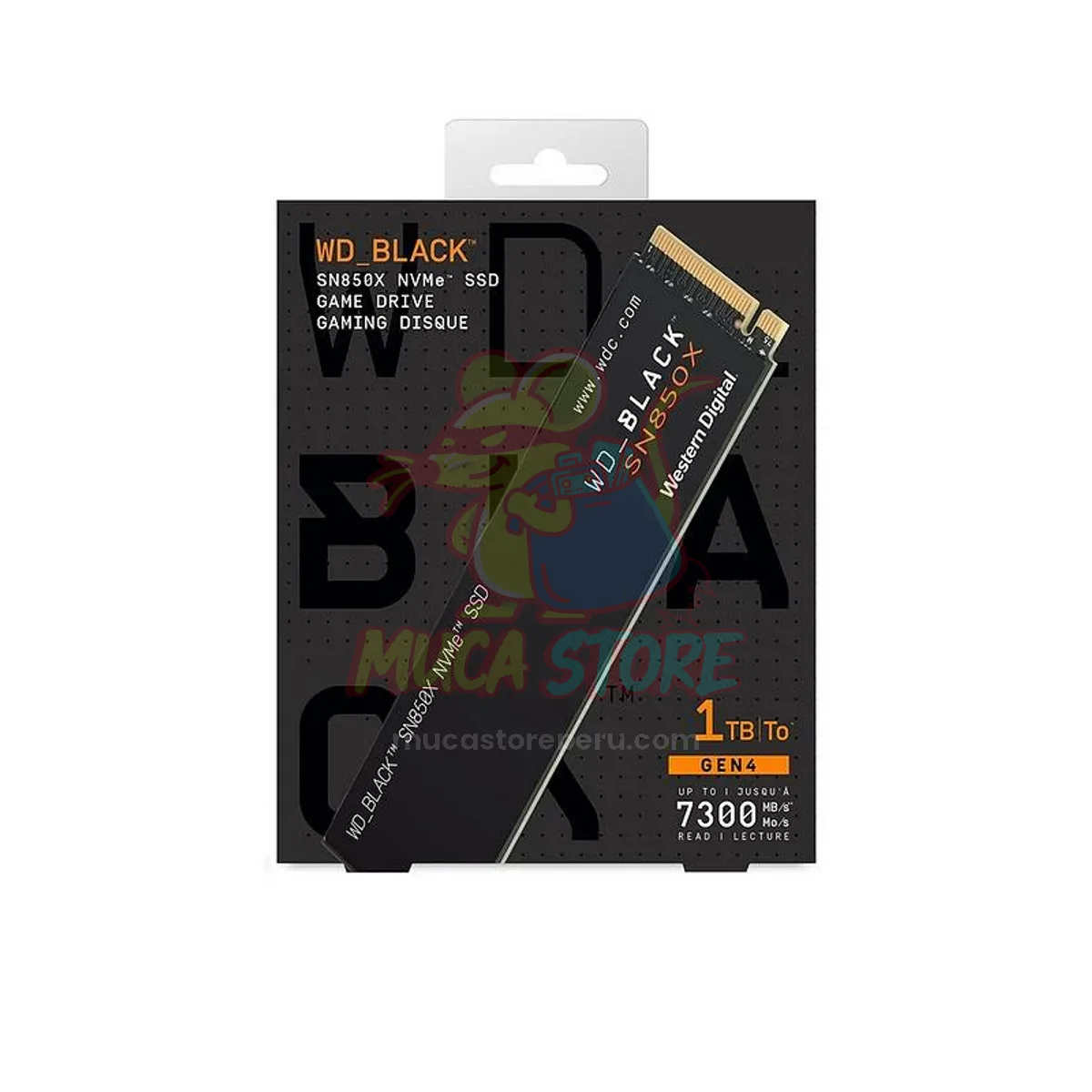 1TB WESTER DIGITAL BLACK SN850X M.2