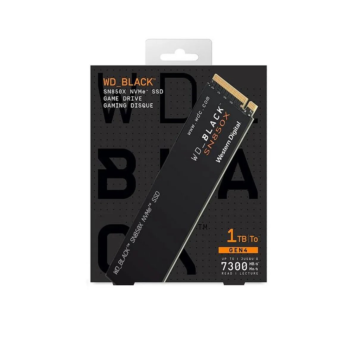 1TB WESTER DIGITAL BLACK SN850X M.2