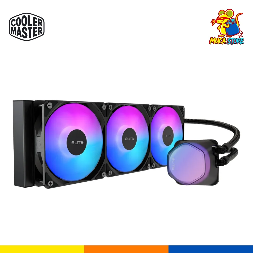 Refrigeración Líquida Cooler Master Elite Liquid Black 360mm ARGB