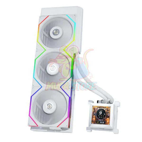 LIANLI HIDROSHIFT LCD 360S WHITE (NO RGB)