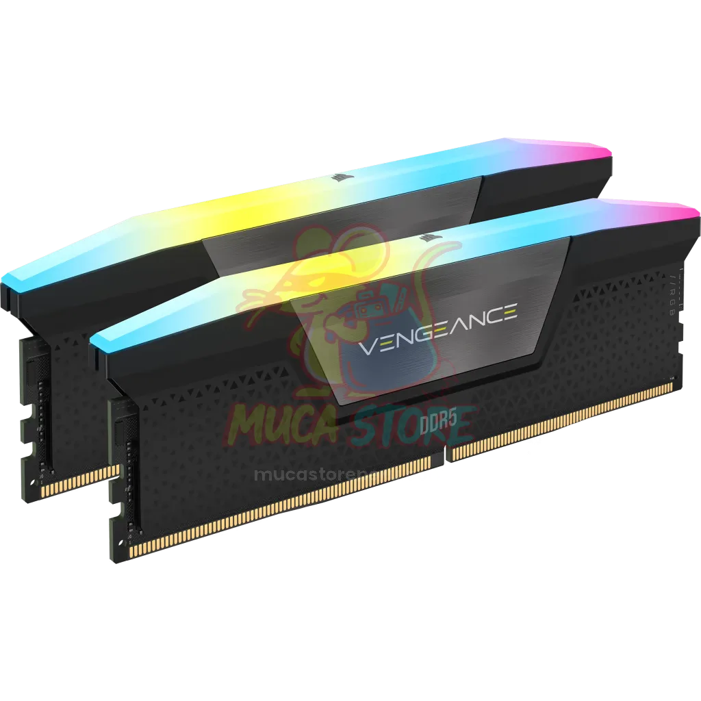 CORSAIR VENGEANCE RGB DDR5 16GB 6400MHZ CL36 BLACK INTEL