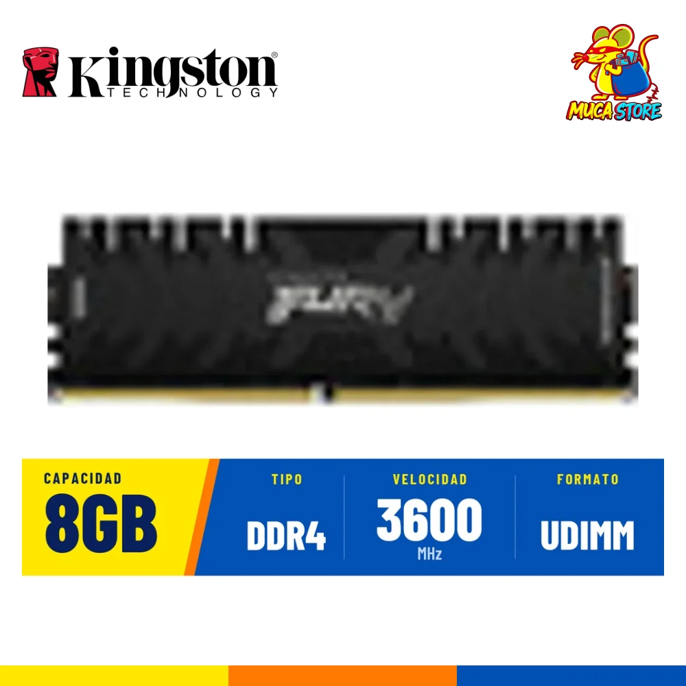Memoria RAM Kingston Fury Renegade DDR4 8GB 3600MHz