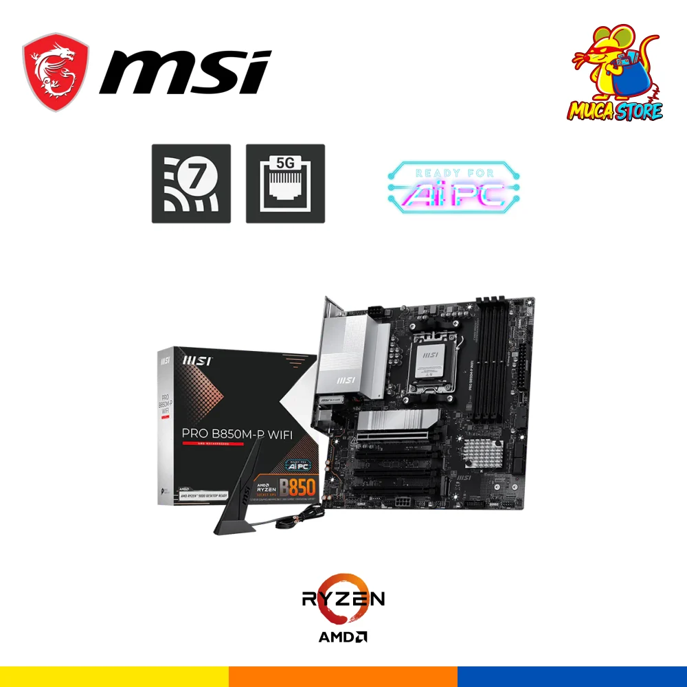 Placa Madre MSI B850M-P Pro WiFi