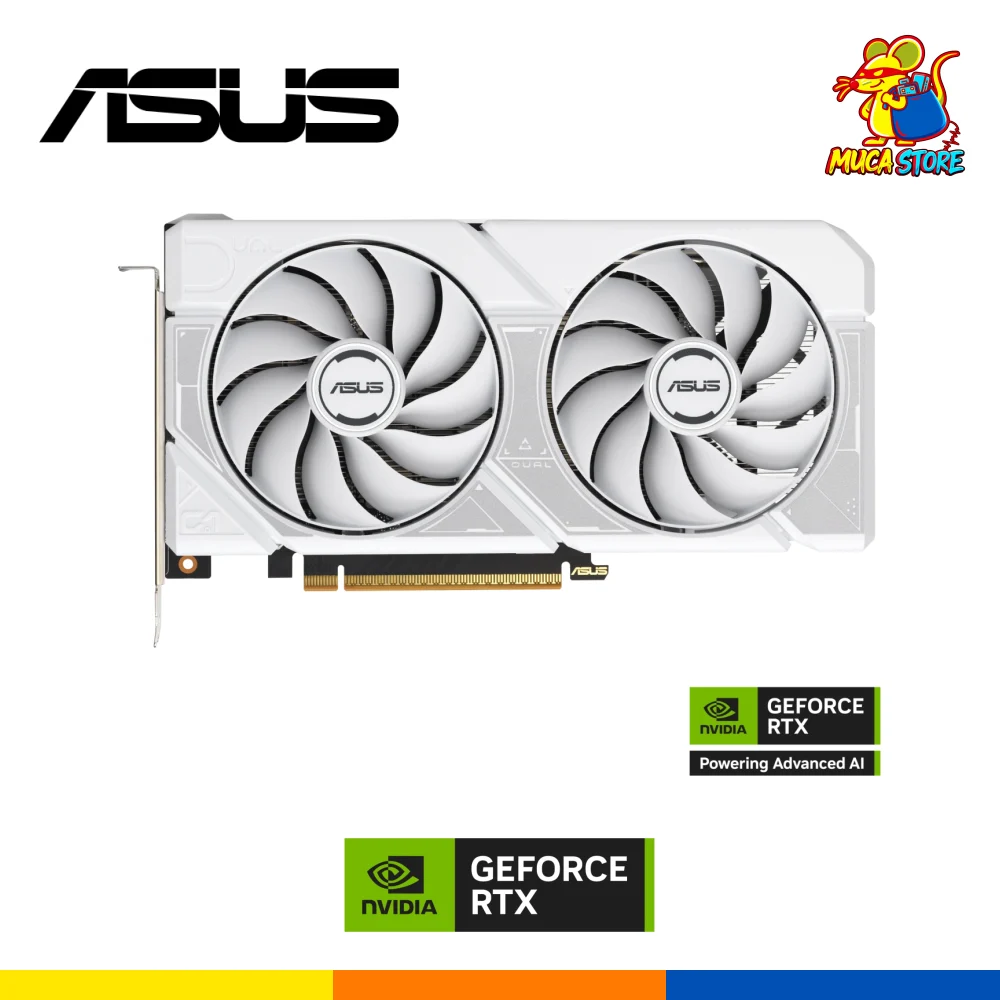 Tarjeta Gráfica ASUS RTX 5060 Dual White 8GB