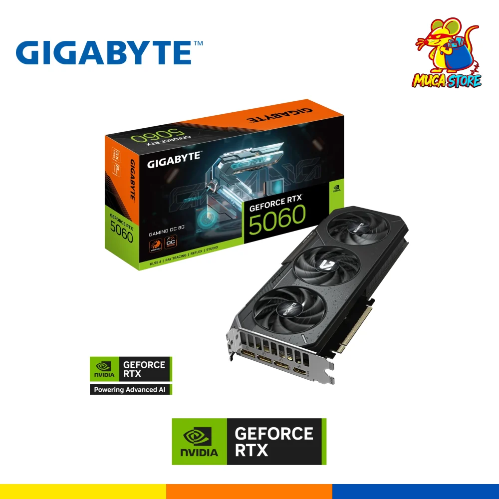 Tarjeta Gráfica Gigabyte RTX 5060 Gaming 8GB