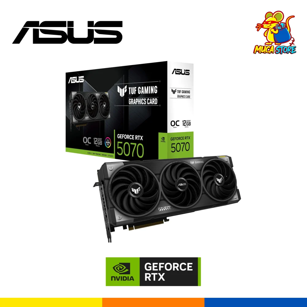 Tarjeta Gráfica ASUS RTX 5070 TUF 12GB