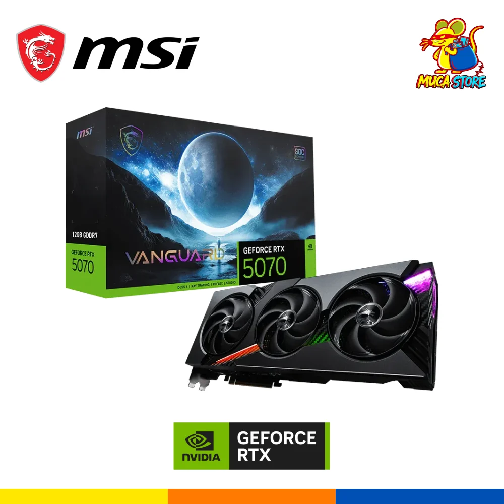Tarjeta Gráfica MSI RTX 5070 Vanguard X3 12GB