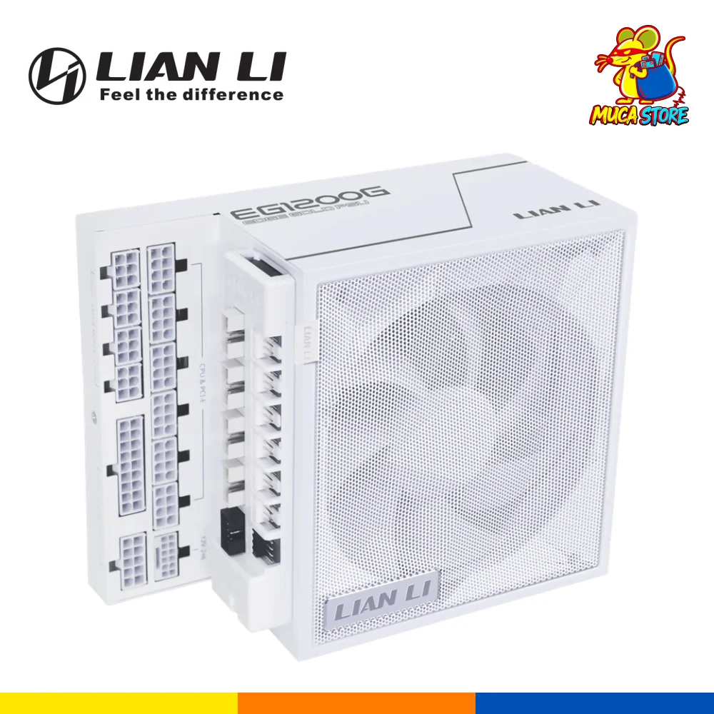 Fuente de Poder Lian Li Edge E1200G White 1200W 80 Plus Gold Full Modular