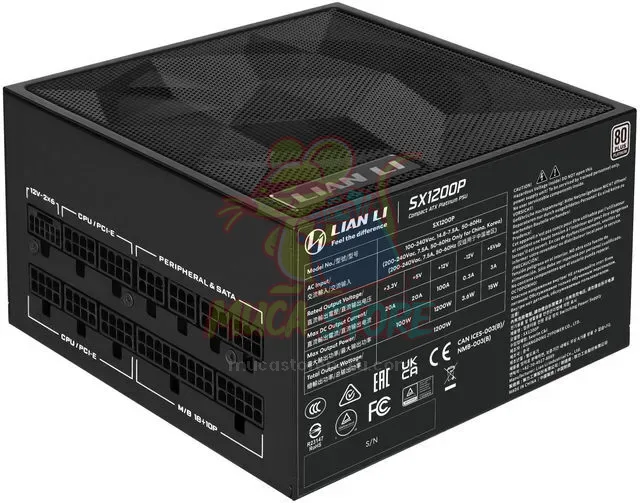 LIAN LI EDGE SX1200P BLACK1200W 80 PLUS PLATINUM MODULAR