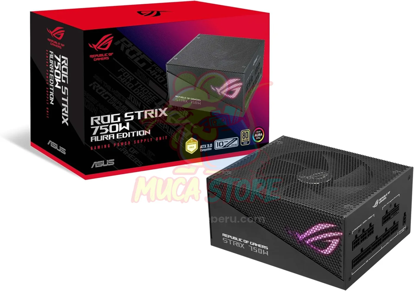ROG STRIX 750W 80+ GOLD AURA EDITION