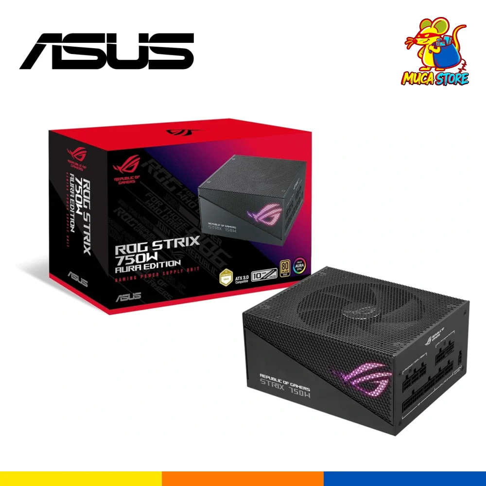 Fuente de Poder ASUS ROG Strix Aura Edition 750W 80 Plus Gold