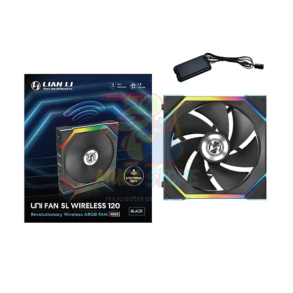 LIAN LI UNI FAN SL WIRELESS 120 ARGB BLACK