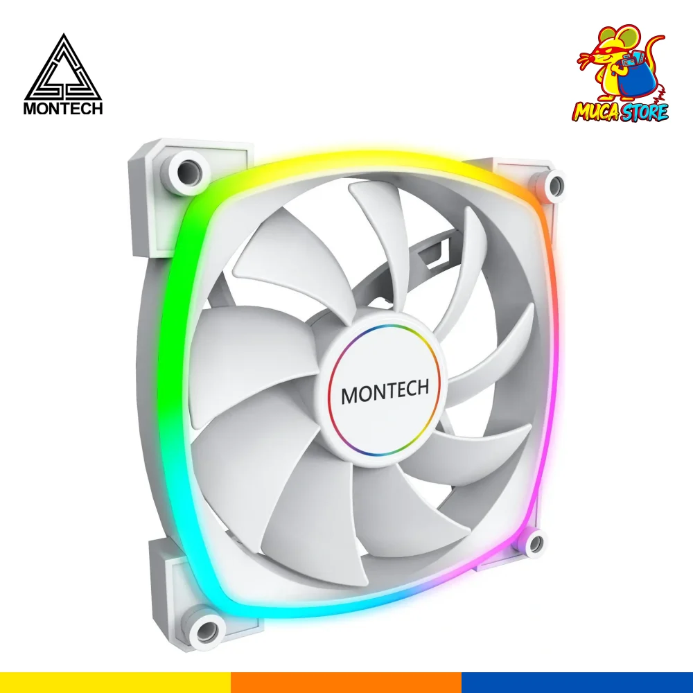 Ventilador Montech AX 140 Standard 1600PWM White ARGB