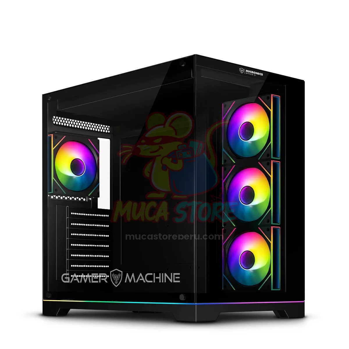 CASE MIC SPACE 4FAN ARGB