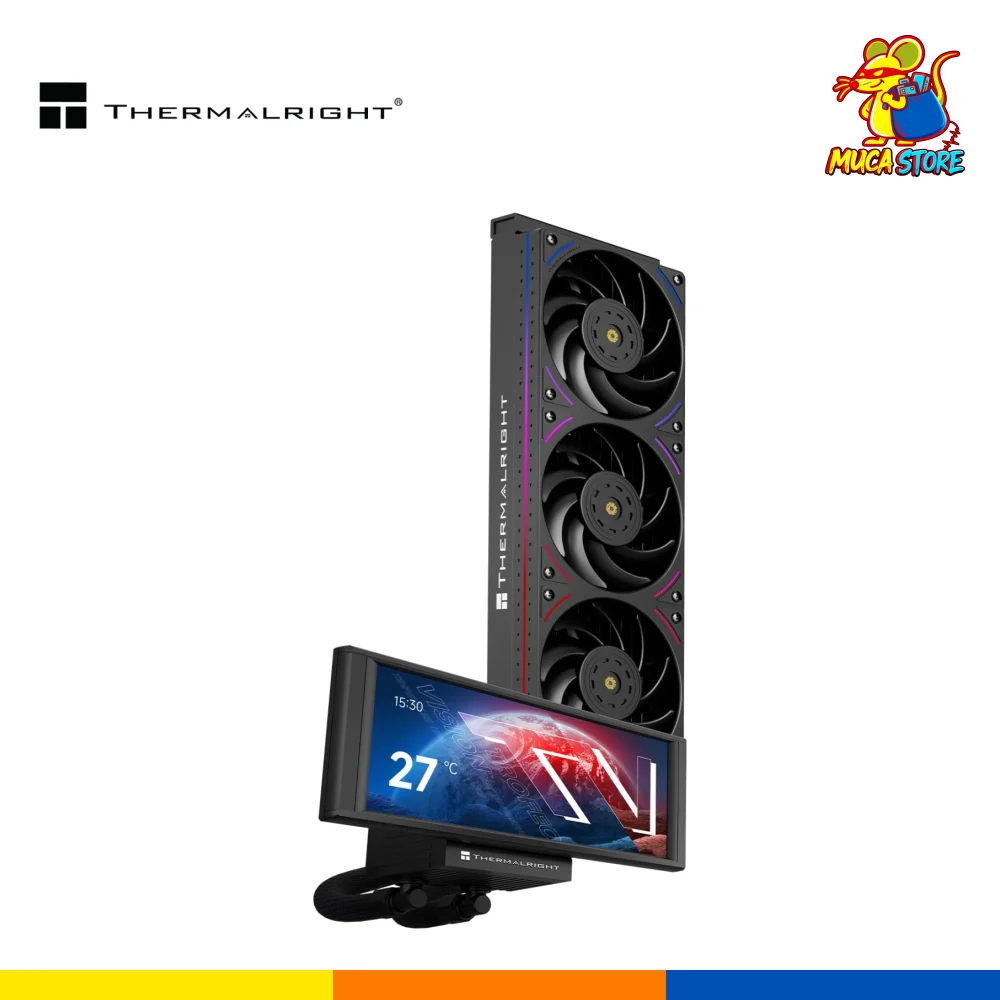Refrigeración Líquida Thermalright Trofeo Vision Negro Pantalla LCD 6.86" Imantada 360mm ARGB