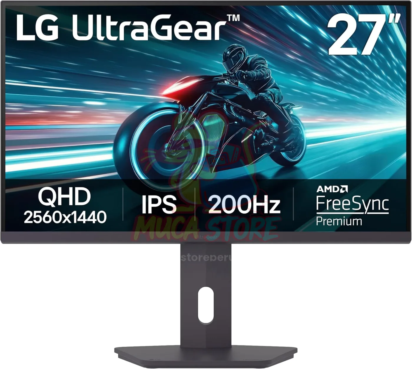 Monitor LG UltraGear 27GS75Q-B QHD, 27", 1440P (2K), 180 Hz (O/C 200 Hz), 1 ms, IPS