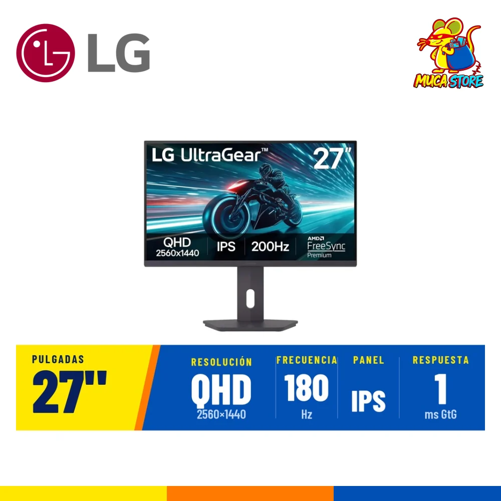 Monitor LG UltraGear 27GS75Q-B 27" QHD 180Hz IPS