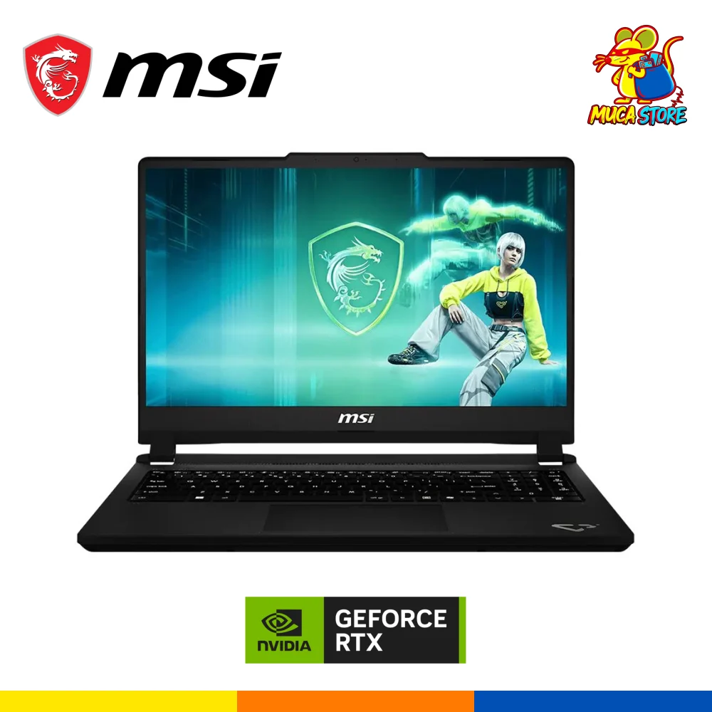 Laptop MSI MSI Cyborg 15 Max - CYBORG15MC2466 Intel Core 7 240H NVIDIA RTX 5060 8GB 16GB RAM 512GB SSD 144Hz