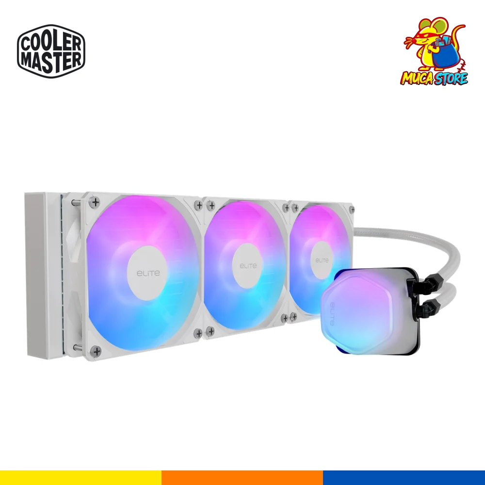 Refrigeración Líquida Cooler Master Elite Liquid 360mm - ARGB - White