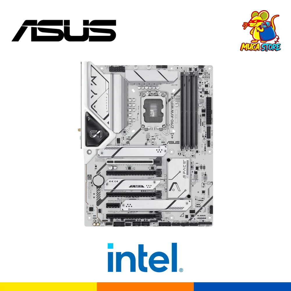 Placa Madre Asus Z790-AYW WiFi W II - DDR5 - LGA 1700 - Intel Core Series - White