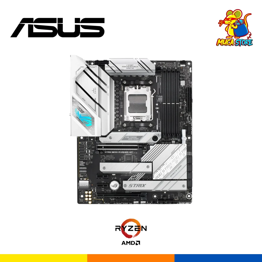 Placa Madre Asus ROG Strix B650-A Gaming WiFi - DDR5 - AM5 - White