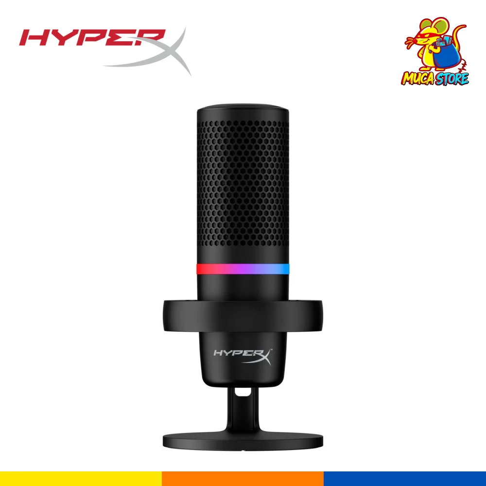 Micrófono HyperX DuoCast Negro