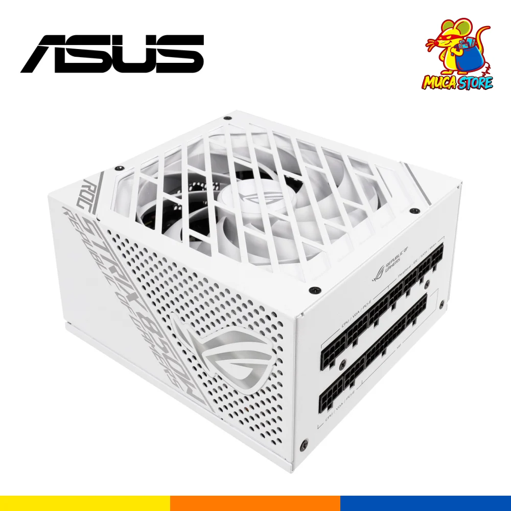 Fuente de Poder ASUS ROG Strix 850W 80+ Gold Full Modular Blanca