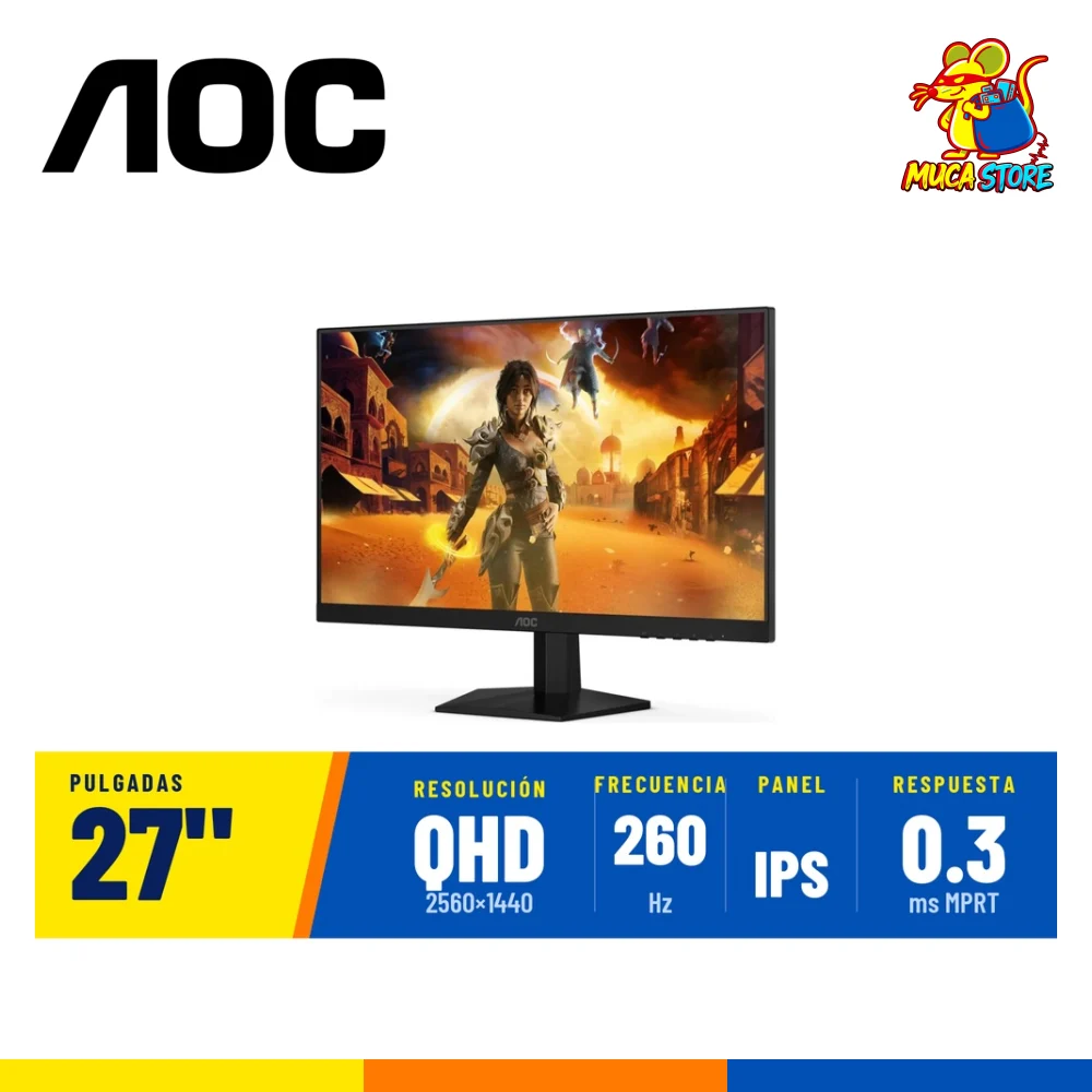 Monitor AOC Gaming 27" Q27G41ZE 260Hz 0.3ms