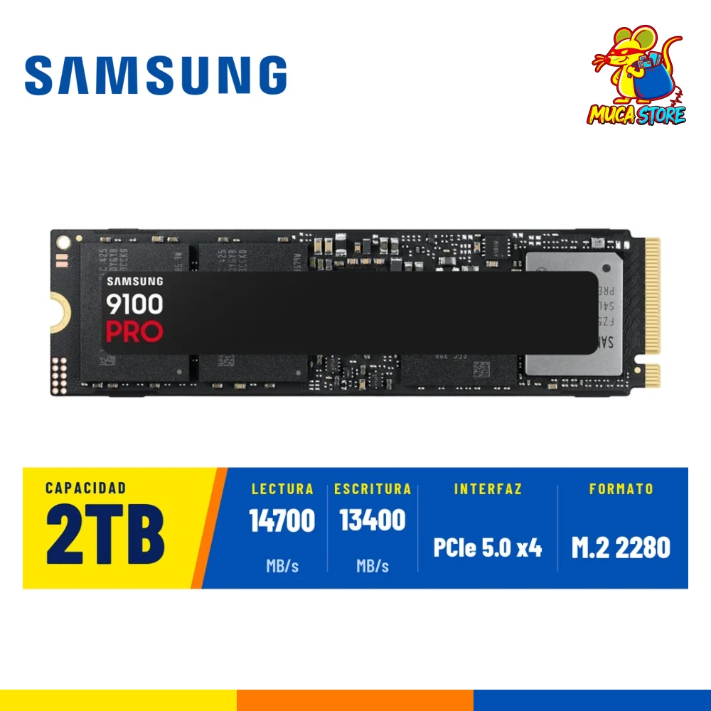 SSD Samsung 9100 PRO 2TB NVMe PCIe 5.0