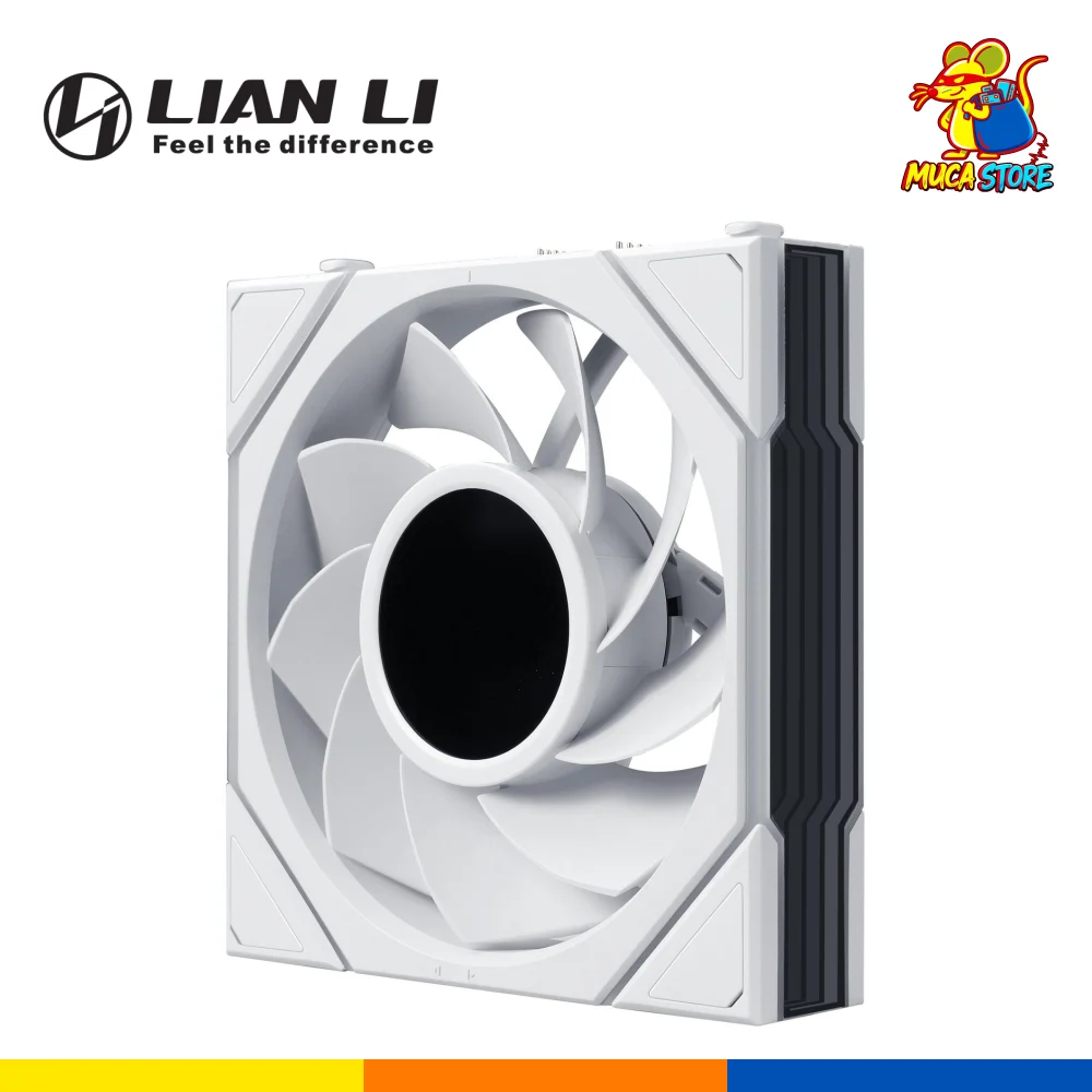 Ventilador Lian Li TL LCD Flex 120 Reverse Blade ARGB White