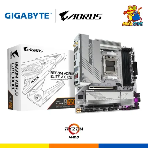 Placa Madre Gigabyte B650M AORUS Elite AX ICE