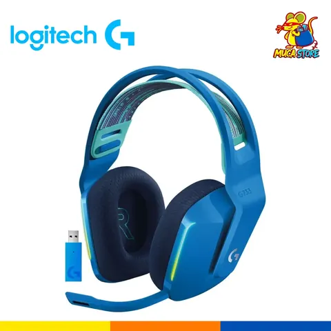 Audífonos Logitech G G733 Lightspeed RGB Blue Inalámbrico