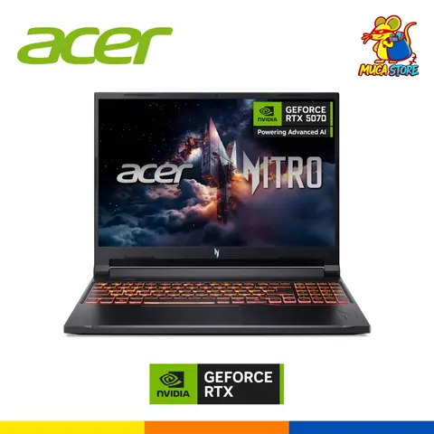 Laptop Acer Nitro V 16 AI Ryzen 7 260 RTX 5070 8GB 16GB RAM 1TB SSD 180Hz