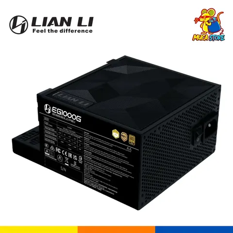 Fuente de Poder Lian Li Edge EG1000G Black 1200W 80 Plus Gold Full Modular