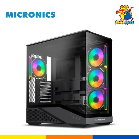 Case Micronics Racing ATX 4 Ventiladores ARGB