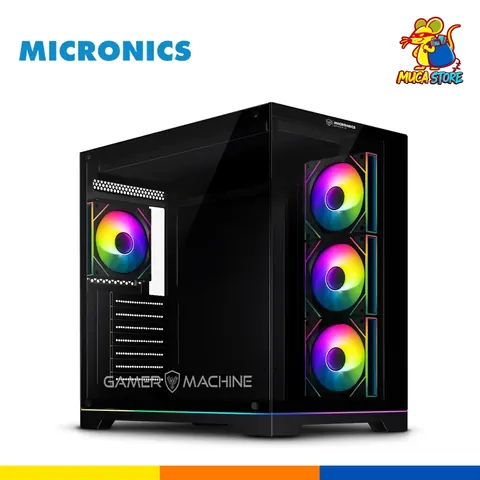Case Micronics Space ATX 4 Ventiladores ARGB