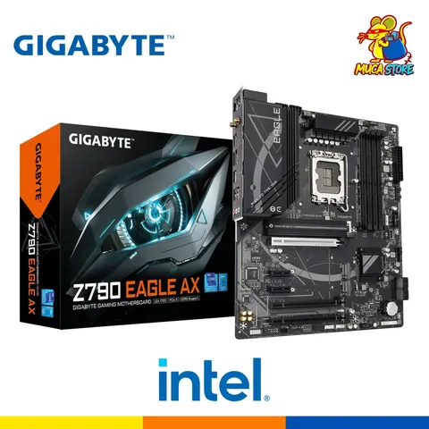 Placa Madre Gigabyte Z790 Eagle AX - DDR5 - Intel Core Series - Black