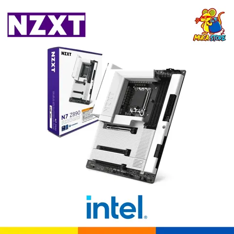 Placa Madre NZXT N7 Z890 WiFi6E - DDR5 - LGA 1851 - Intel Core Ultra Series - White