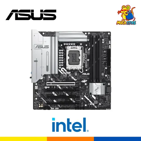 Placa Madre Asus Prime Z890M-Plus WiFi - DDR5 - LGA 1851 - Intel Core Ultra Series - Black