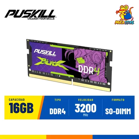 Memoria RAM Puskill DDR4 16GB 3200MHz SoDIMM