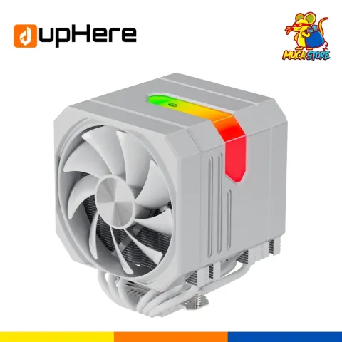 Disipador de Torre upHere UP2TC6 2 Ventiladores Blanco