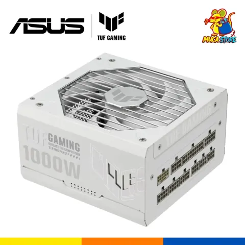 Fuente de Poder ASUS TUF Gaming 1000W 80+ Gold Full Modular Blanca