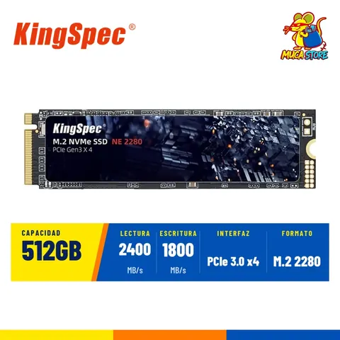 SSD KingSpec 512GB NVMe M.2